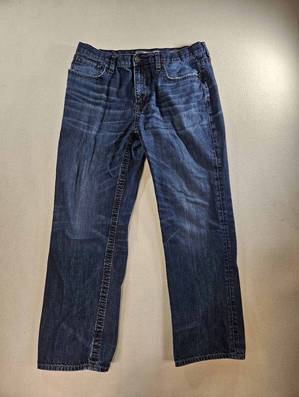 BKE Seth Jeans Mens 38R Blue Denim Loose Straight Medium Wash - Picture 5 of 7